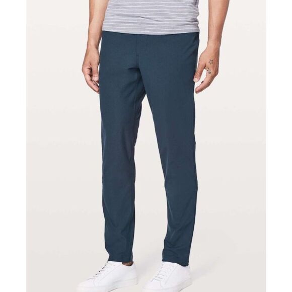 Lululemon Men’s True Navy Slim ABC Pant 34” - Picture 1 of 9